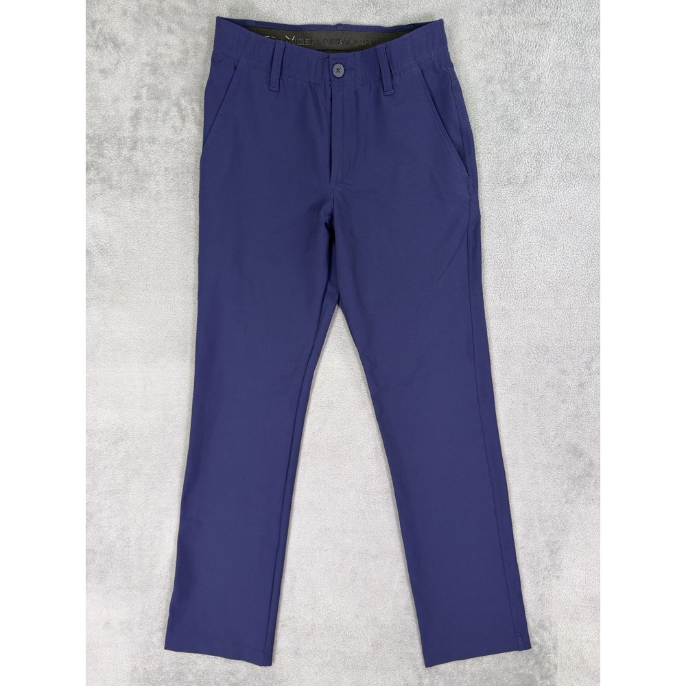 Under Armour Golf Pants Mens 28x30 Blue Navy UA Drive Performance Stretch Chino